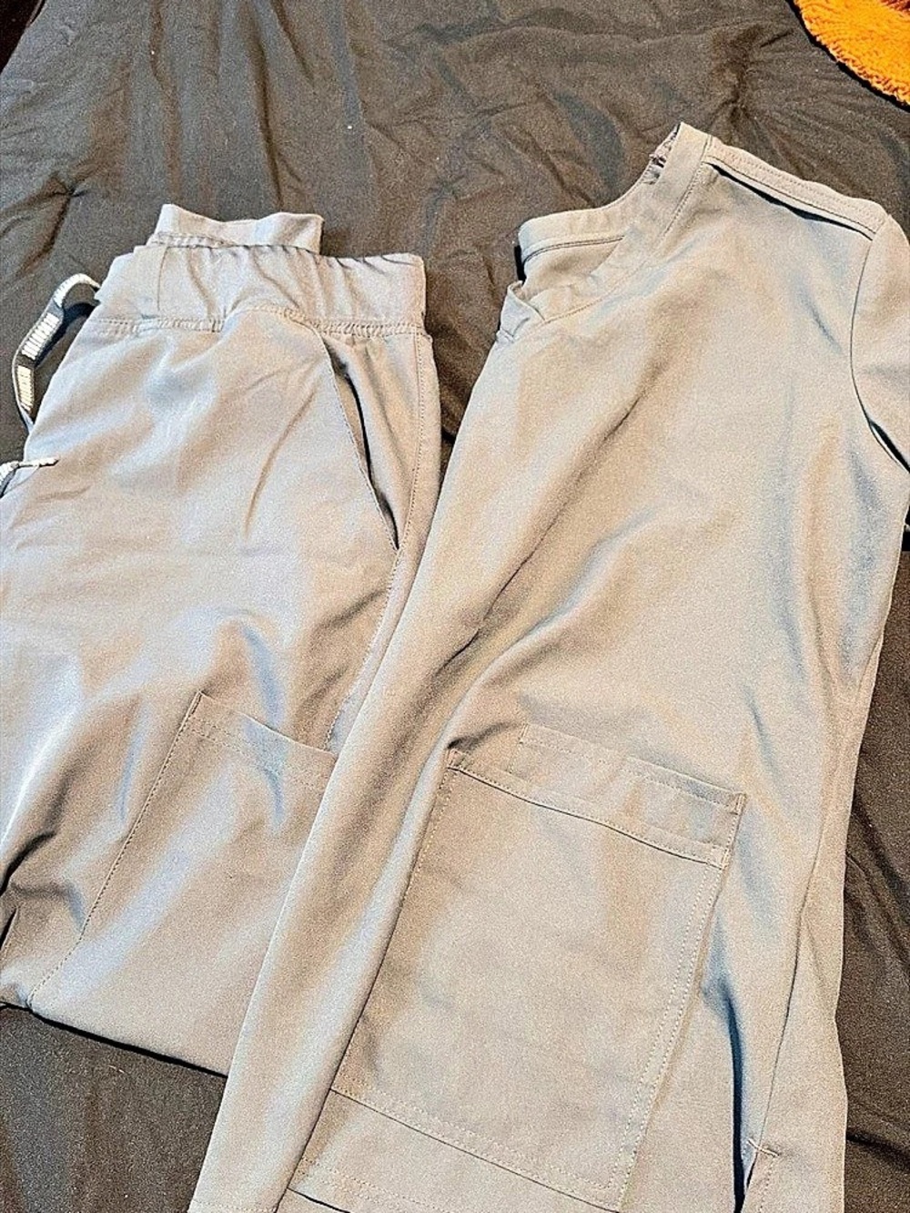 Med Couture scrub set Grey